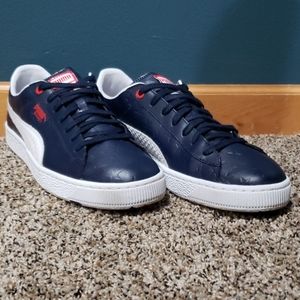 Navy Blue Puma Basket Men's Size 12